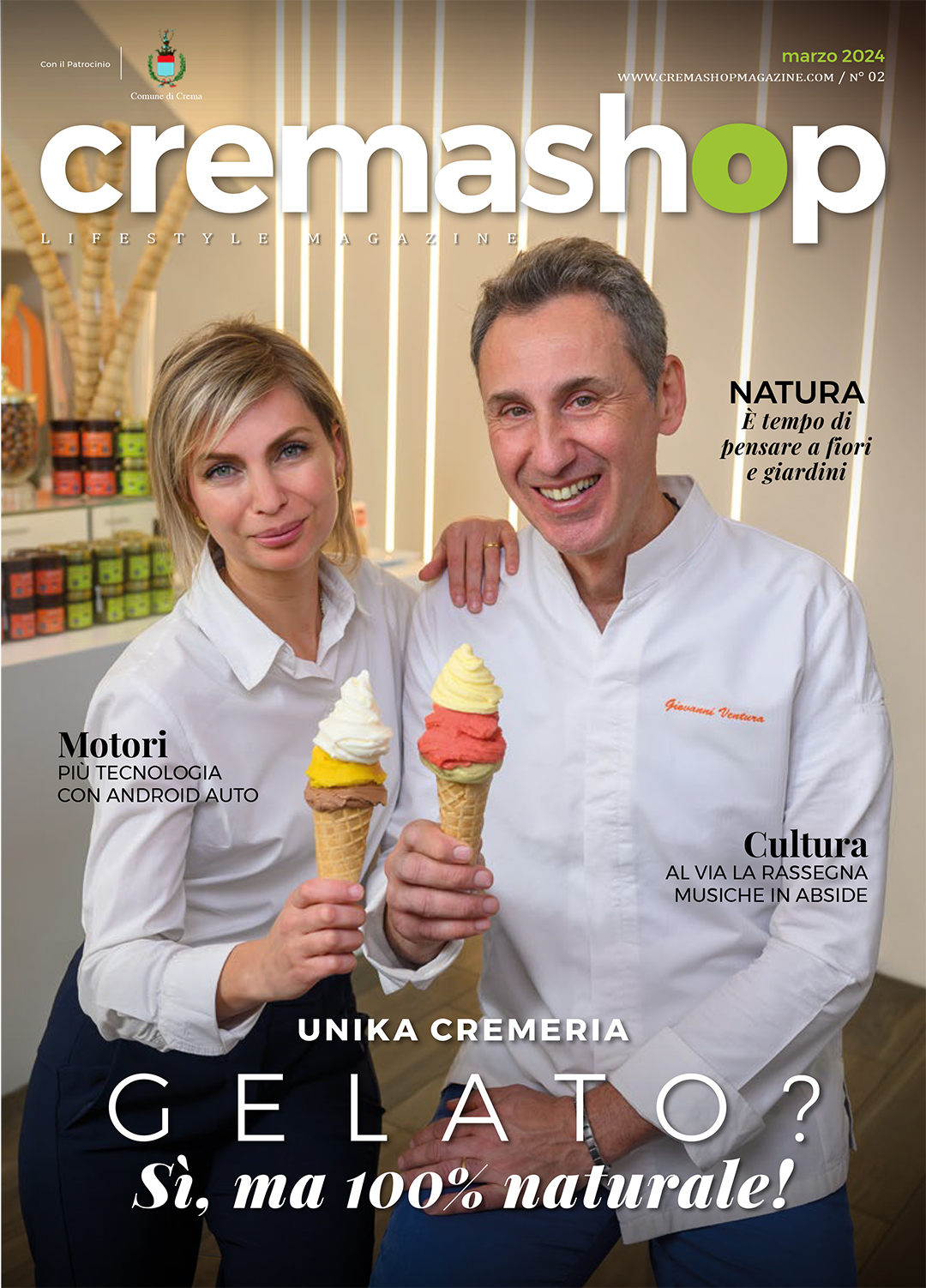 crema Cremashop magazine unika cremeria winifred